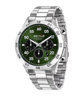 Orologio Uomo 270 Crono in Acciaio Quadrante Verde R3253578034 - Sector