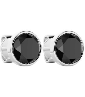 Orecchini Uomo  Lobo in Argento con Onice ESO021-ON - Zancan