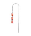 Orecchino Donna Fancy Kate in Argento Saliscendi con Zirconi Arancio FVO14 - Brosway