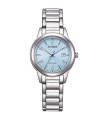 Orologio Donna in Acciaio Quadrante Azzurro Solo Tempo EcodriveFE1241-71L- Citizen