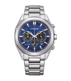 Orologio Uomo Metropolitan Crono in Acciaio Quadrante Blu CA4590-81L  - Citizen