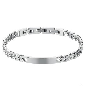 Bracciale Uomo Bullet in Acciaio Lucido e Satinato BUL62 - Brosway