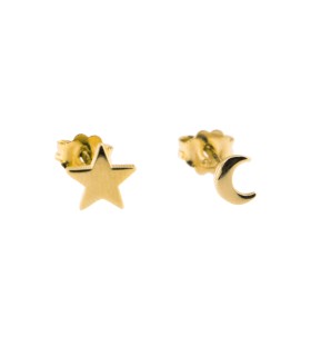Orecchini Rue des Mille - Donna Lobo Bombati Stella/Luna OR-LOB C5 AU
