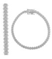 Bracciale Donna Tennis in Argento con Zirconi 136P0218 - Salvatore Plata