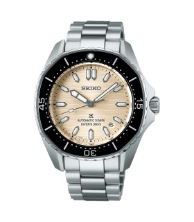 Orologio Uomo Prospex Octagonal in Acciaio Quadrante Crema SPB481J1 - Seiko