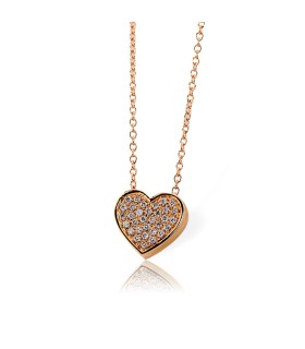 Collana Davite&Delucchi - Donna Oro Rosa Cuore Diamanti CLN008961 11