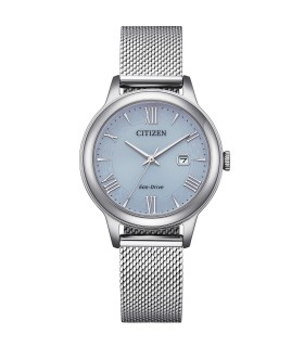 Orologio Donna Lady Ecodrive Maglia Milano Quadrante Azzurro EW2621-75L - Citizen