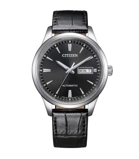 Orologio Citizen - Uomo Automatico in Pelle Nera NY4058-01E