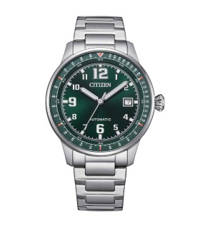 Orologio Citizen - Uomo Automatico in Acciaio Quadrante Verde NJ0190-51X