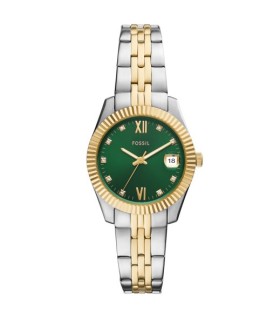 Orologio Fossil Donna in Acciaio Bicolore Quadrante Verde Scarlette ES5388 - Fossil