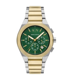 Orologio Armani Exchange Uomo Raphael Cronografo in Acciaio Bicoore AX4184 - Armani Exchange