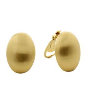 Orecchini Aquaforte - Donna Ovali a Clip Satinati H0310273