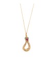 Collana Salvatore Plata Donna Serpente in Argento Dorato 195C0071 - Salvatore Plata