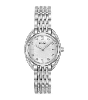 Orologio Donna Accutron Solo Tempo Acciaio e Diamanti - Bulova